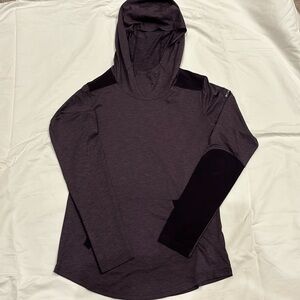 Columbia Long-sleeve Shirt with Hoodie, Women’s Small